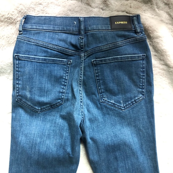NWT Express skinny distressed Jeans - Picture 6 of 7